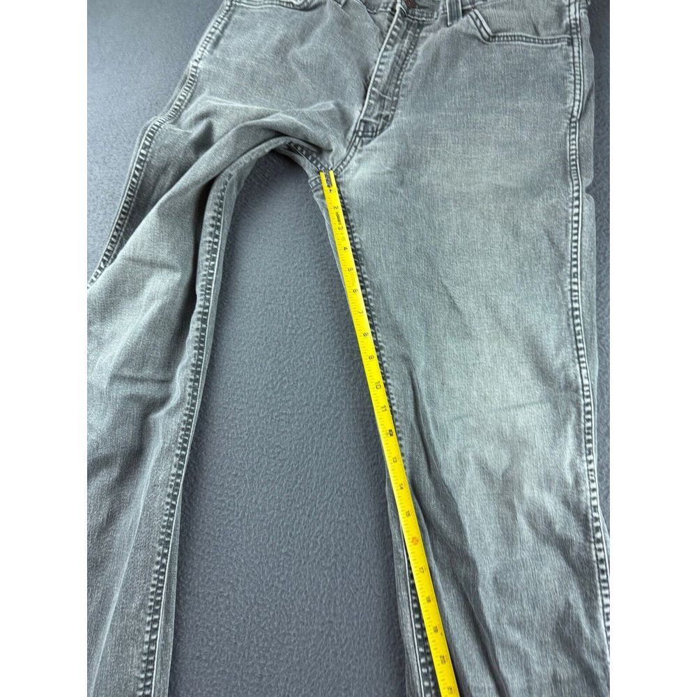 Levis 541 Jeans Men's 34x31* Gray Denim Athletic Fit Straight Stretch Tapered - Picture 10 of 13